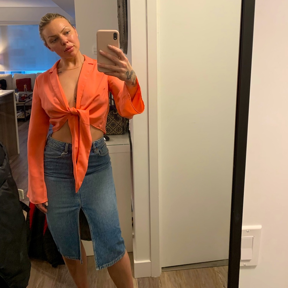 Long jean skirt NWT